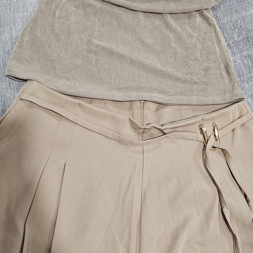 Elegant Tan Women's Jumpsuit - Picture 5 of 8
